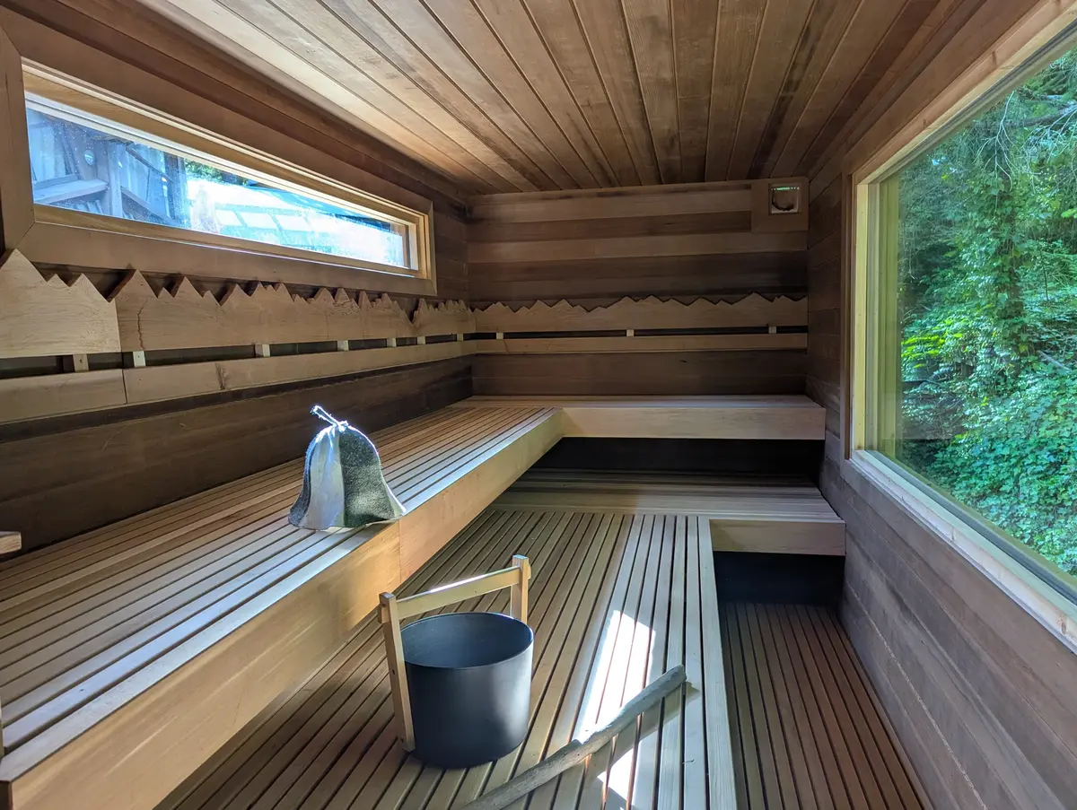 Brackendale Art Gallery sauna location